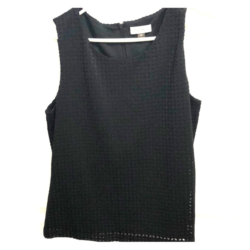 Calvin Klein eyelet blouse